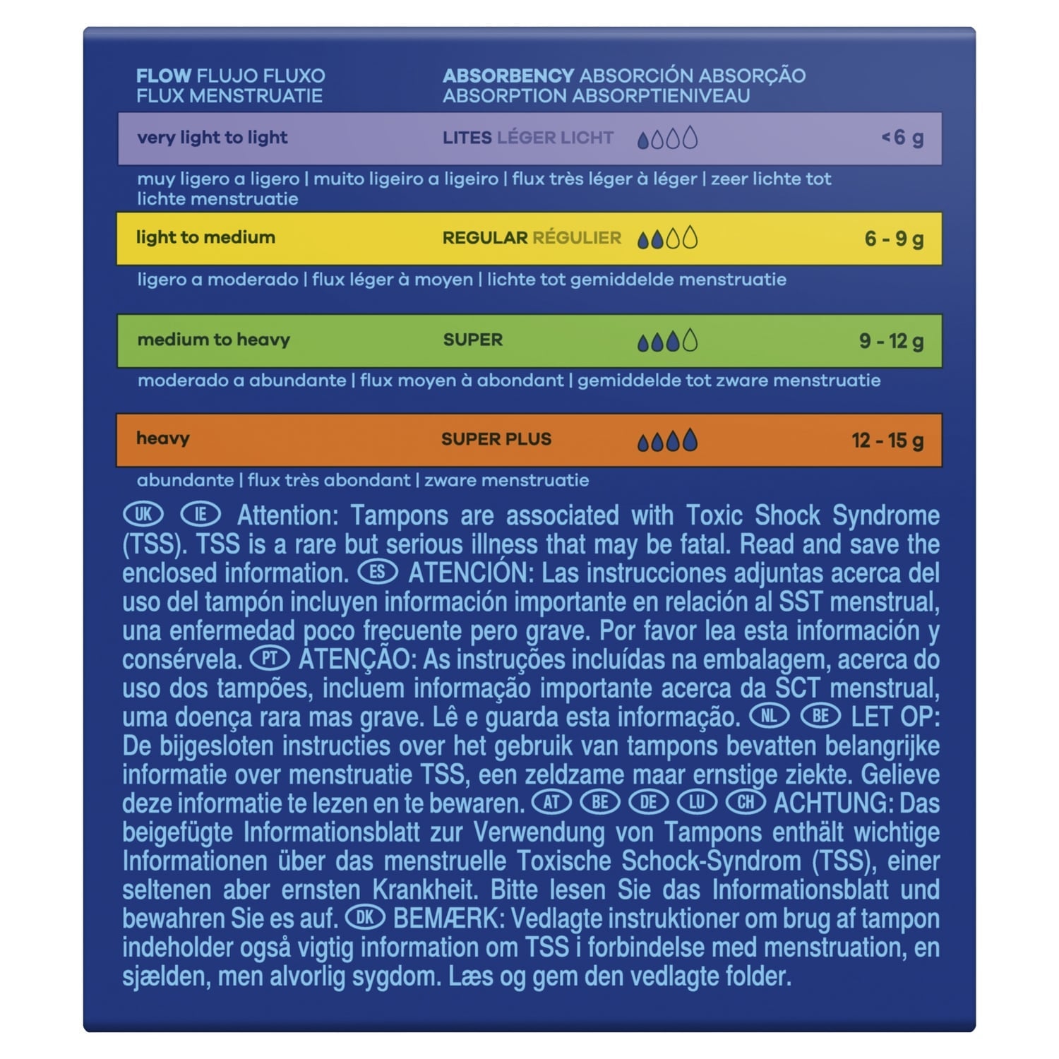 Tampons avec Applicateur Super Compak TAMPAX 