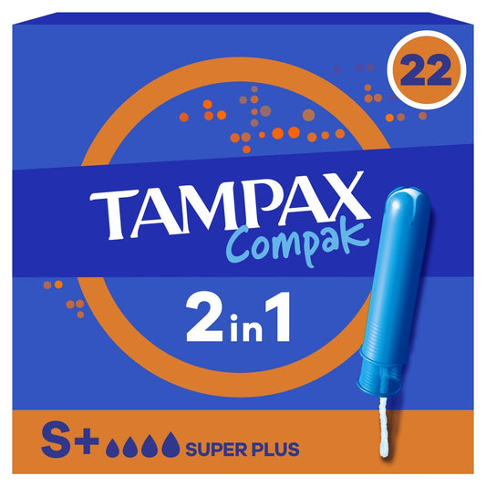 Compak Super Plus Tampons mit Applikator TAMPAX