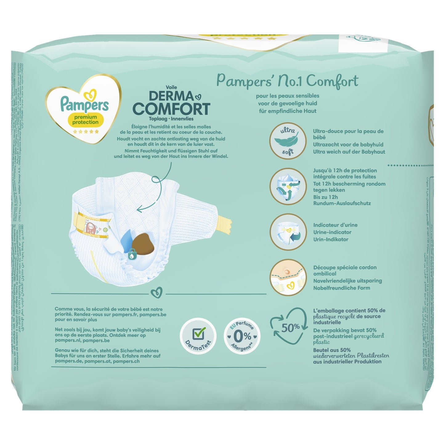 PAMPERS Premium Protection Babywindeln Größe 0 &lt;3kg