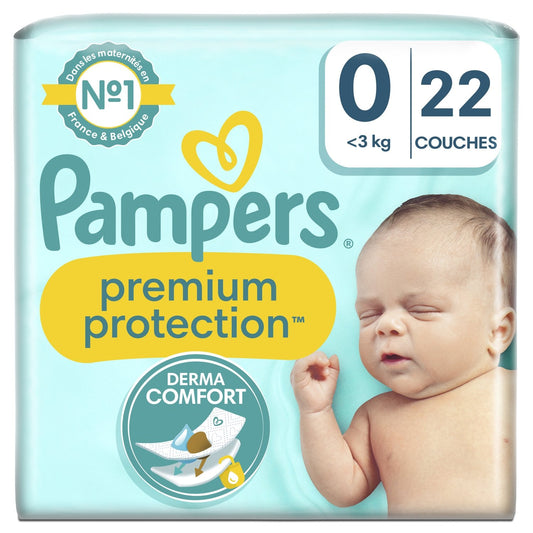 PAMPERS Premium Protection Babywindeln Größe 0 &lt;3kg