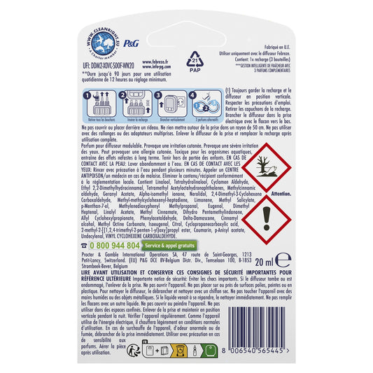 FEBREZE White Jasmine Electric Air Freshener Refill
