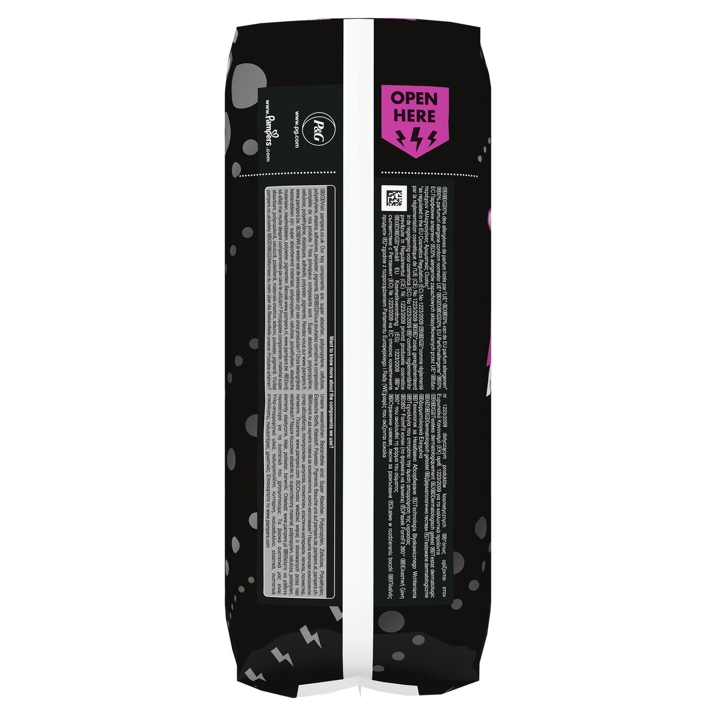 Sous-vêtements de nuit 8-12ans 27-43kg Fille Ninjamas PAMPERS 