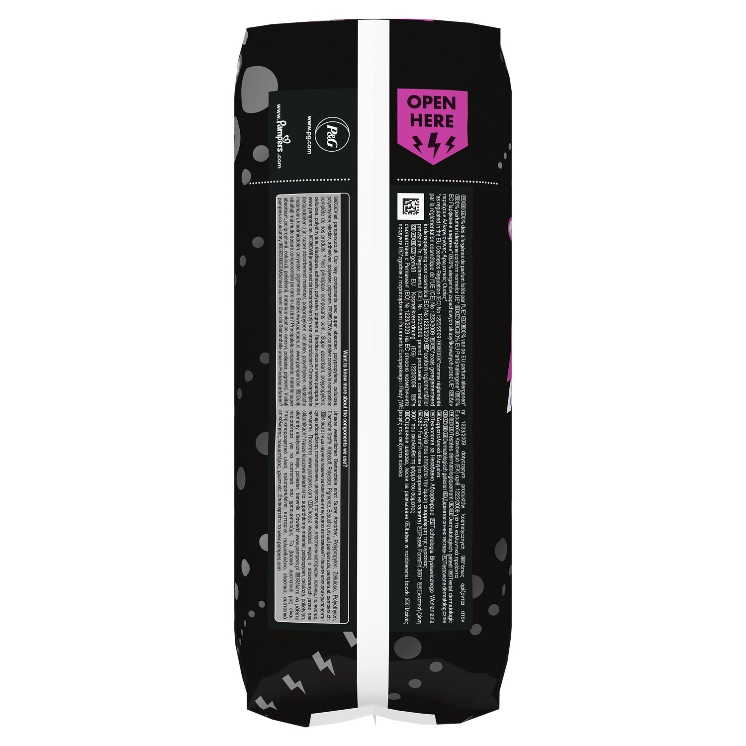 Sous-vêtements de nuit 8-12ans 27-43kg Fille Ninjamas PAMPERS 