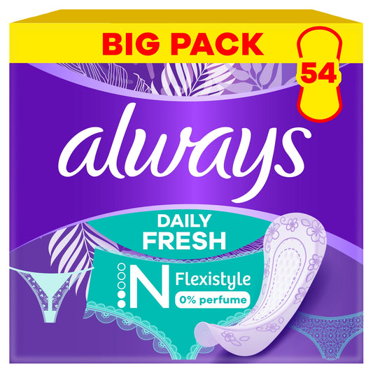 Daily Fresh Normal Flexible Panty Liner 0% ALWAYS Fragrance
