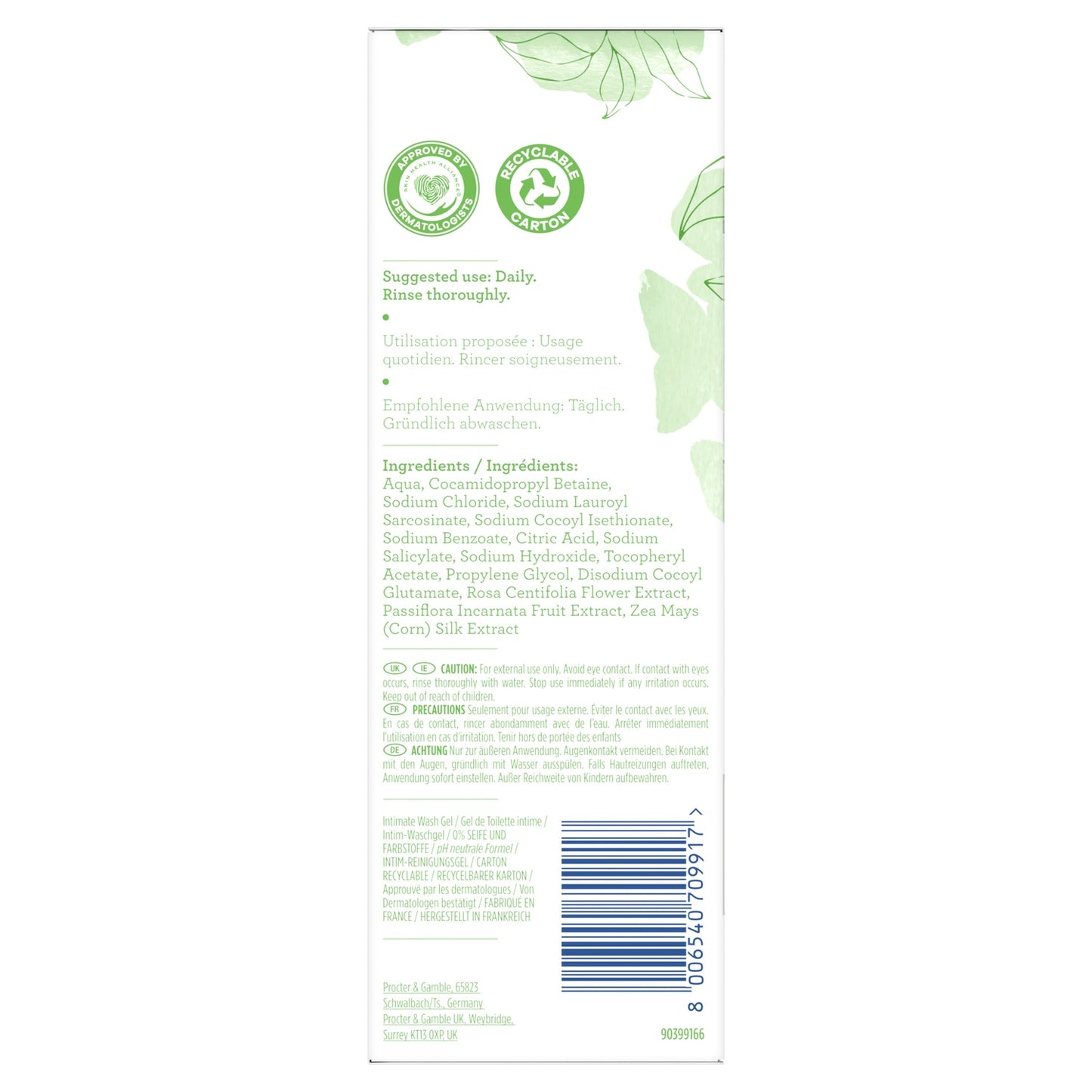 Intimate Toilet Gel Sensitive Care ALWAYS