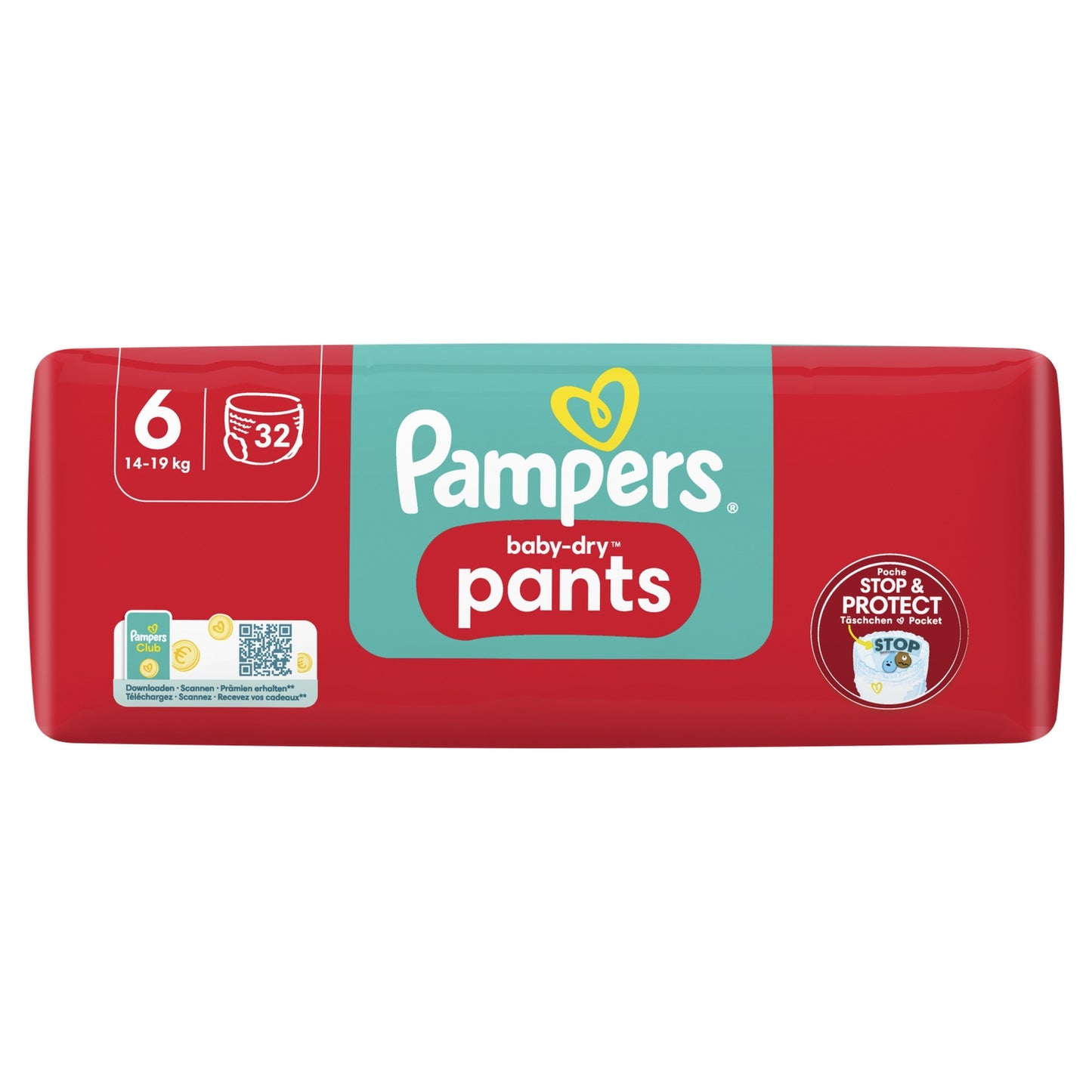 Couches-Culottes Baby-Dry Taille 6 14kg-19kg PAMPERS
