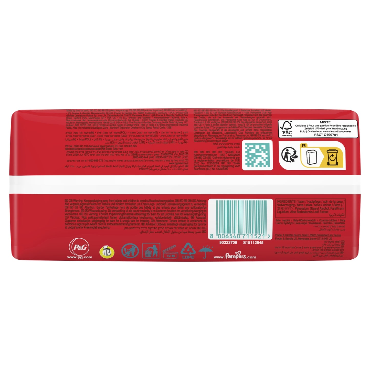 Couches-Culottes Baby-Dry Taille 4 9kg-15kg PAMPERS