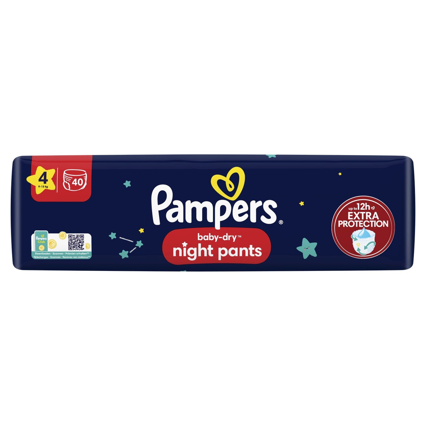 Couches-Culottes Baby-Dry Night Pants pour la Nuit Taille 4 9kg-15kg PAMPERS