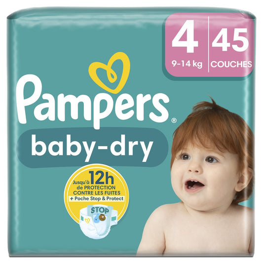 Baby-Dry Babywindeln Größe 4 9kg-14kg PAMPERS
