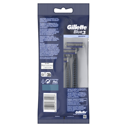 Gillette Smooth Blue3 Disposable Razors