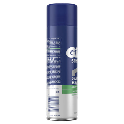 Gel à Raser Peau Sensible pour Homme Apaisant Aloe Vera Series GILLETTE