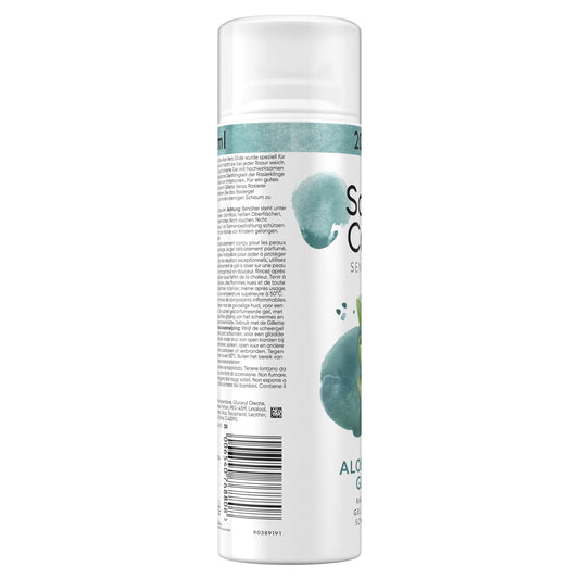 Gel à Raser Peau Sensible Femme Aloe Vera Glide Sensitive Satin Care GILLETTE