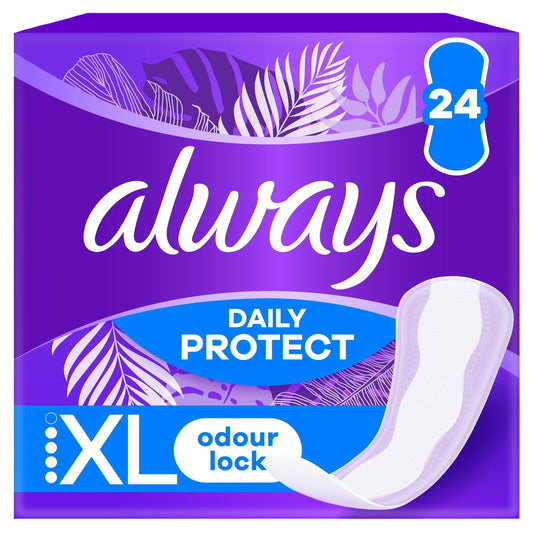 Protège-Slips Extra Long Daily Protect Taille XL ALWAYS le paquet de 24 protège-slips