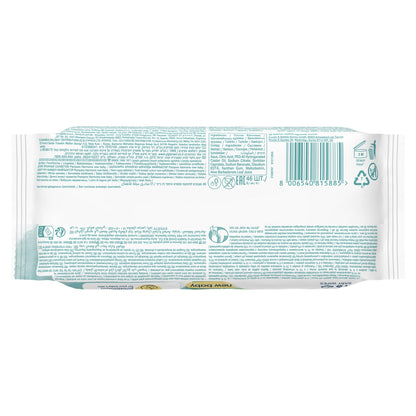 Lingettes Bébé Nettoyantes Peaux Sensibles Sans Alcool et Sans Parfum Harmonie PAMPERS
