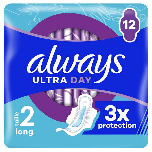 Serviette Hygiénique avec Ailettes Ultra Long Taille 2 ALWAYS