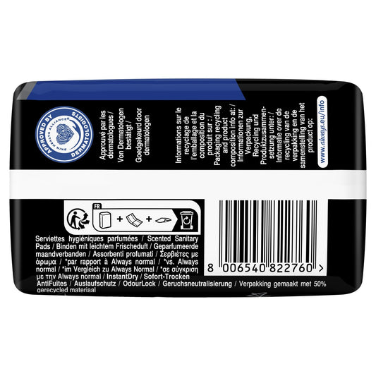 Serviettes Hygiéniques avec Ailettes Secure Night Taille 4 Ultra ALWAYS