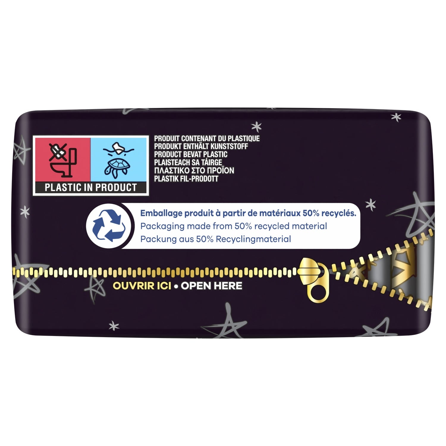 Serviettes Hygiéniques avec Ailettes Nuit Taille 4 Ultra Secure Night Extra ALWAYS 