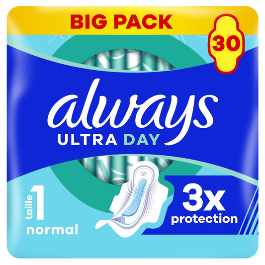 Serviette Hygiénique avec Ailettes Ultra Normal Taille 1 ALWAYS