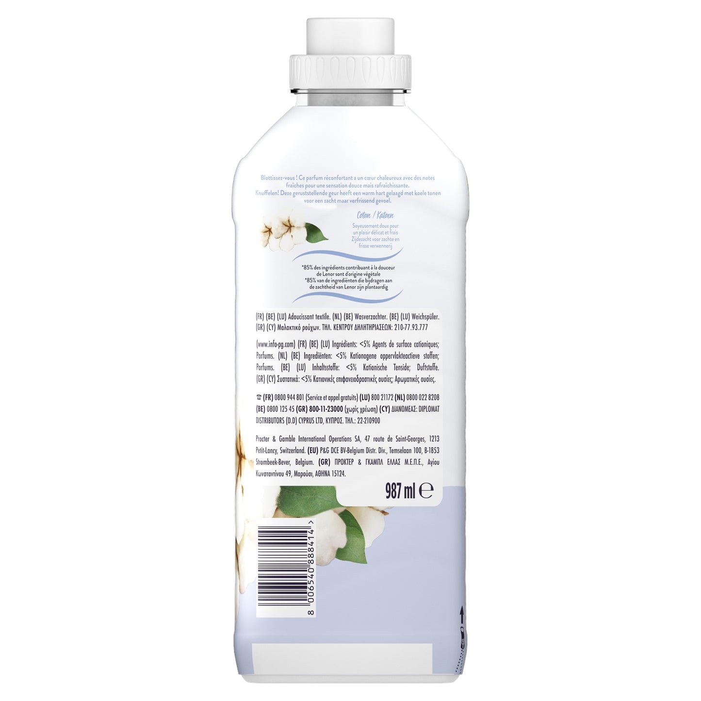 Adoucissant Fraîcheur de Coton LENOR