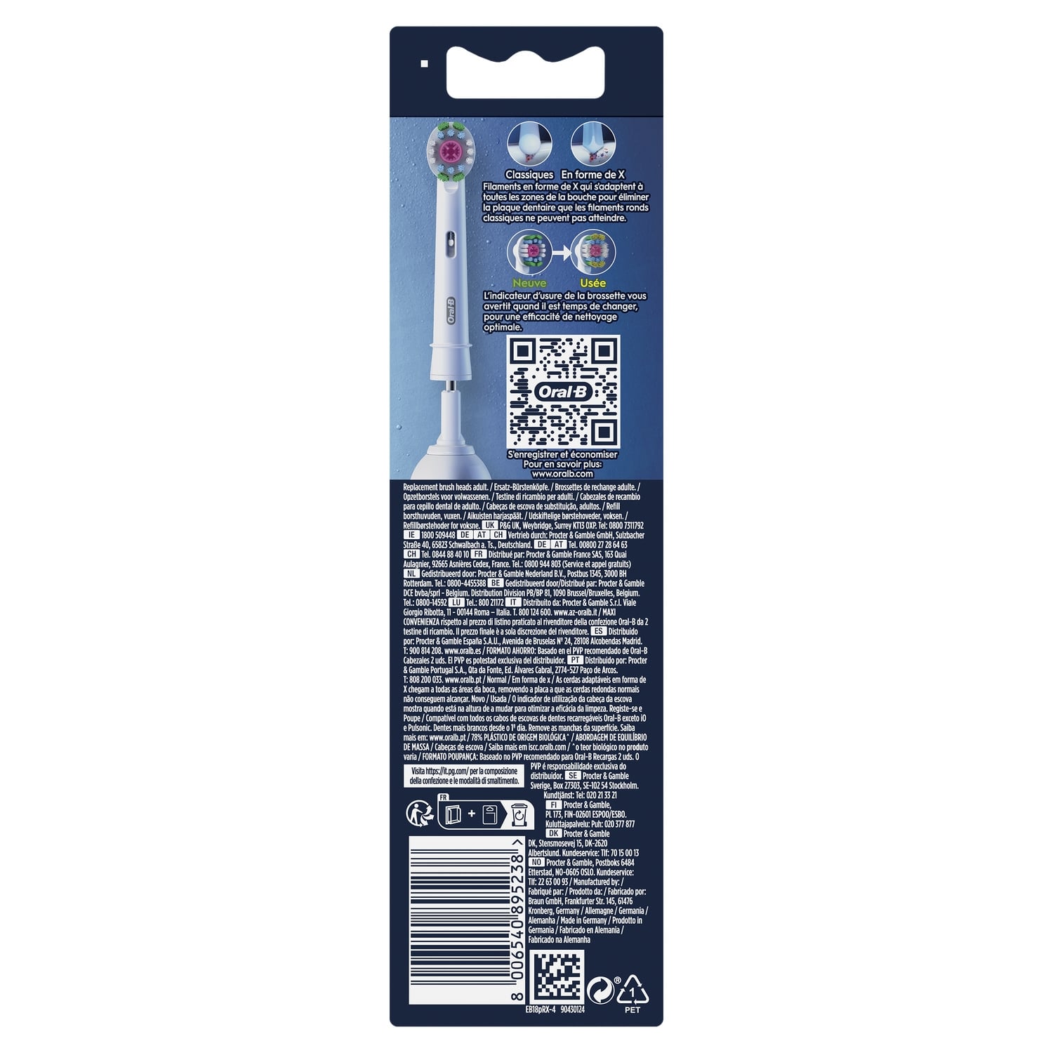 Brossettes 3D White ORAL-B 
