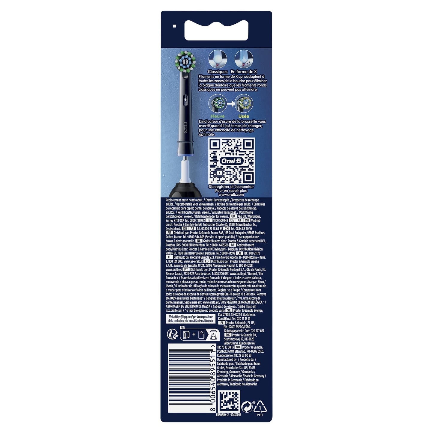 Brossettes Cross Action Pro ORAL-B 