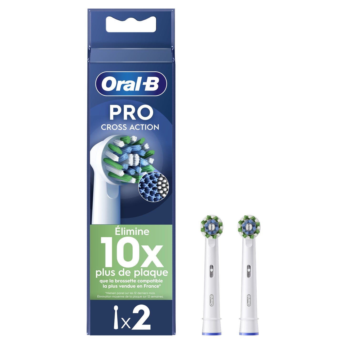 Brossettes Cross Action Avec Technologie Cleanmaximiser ORAL-B 