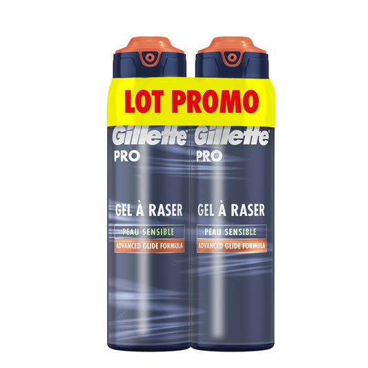 Gel à Raser Peau Sensible Homme Advanced Glide Formula Pro GILLETTE