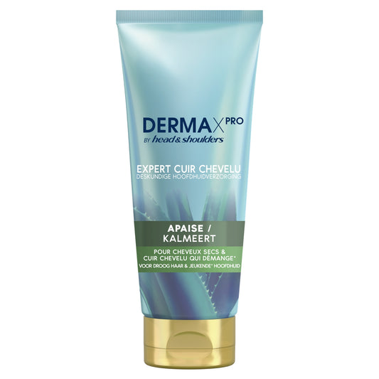 Après-Shampoing Apaisant Cheveux Secs et Cuir Chevelu Extrait de Cactus, Aloe Vera et Vitamine E Derma X Pro Head & SHOULDERS le tube de 200mL