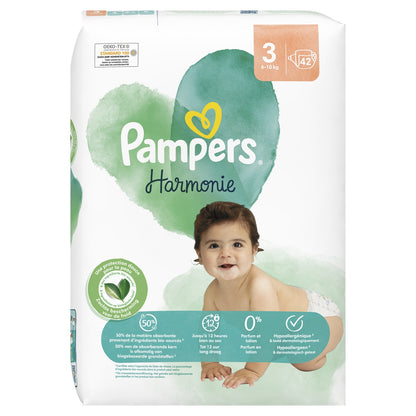 Couches Bébé Harmonie Taille 3 6kg  10kg PAMPERS