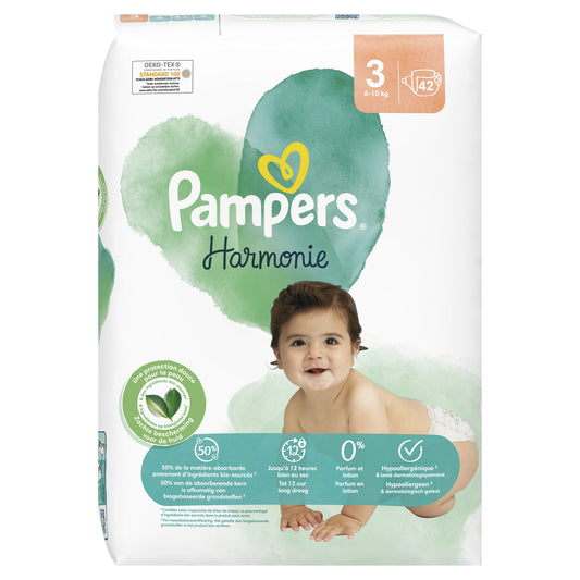 Couches Bébé Harmonie Taille 3 6kg  10kg PAMPERS