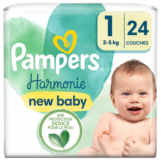 Couches Bébé Harmonie Taille1 2-5kg PAMPERS