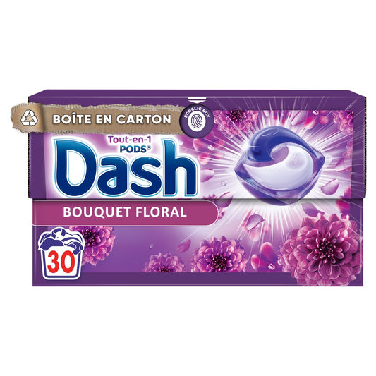 Lessive Capsule Bouquet Florale Tout en 1 Pods DASH