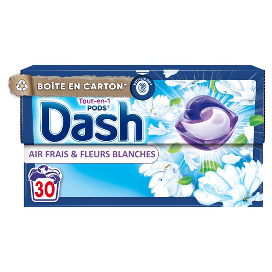 DASH All-In-1 Pods Frische Luft &amp; Weiße Blumen Waschmittelkapsel