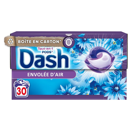 Lessive Capsule Envolée d'Air Tout-En-1 Pods DASH