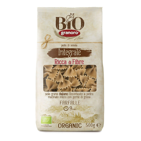 Pâtes Farfalle Blé Complet Bio GRANORO 500g