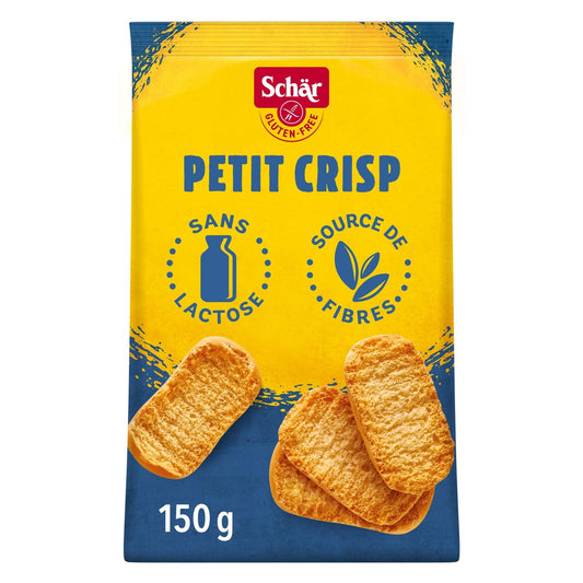 Petits Grillés Crisp Scorpor Sans Gluten et Sans Lactose SCHAR le sachet de 150 g