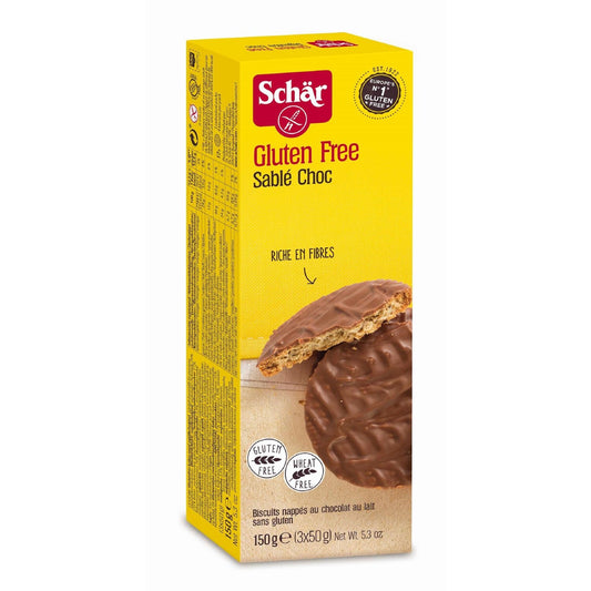 SCHAR Milchschokolade/Glutenfreie Kekse