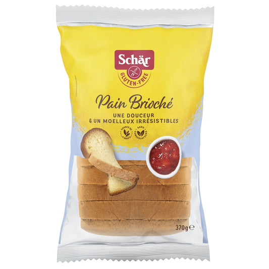 Pain Brioché S/gluten SCHAR le paquet de 370g
