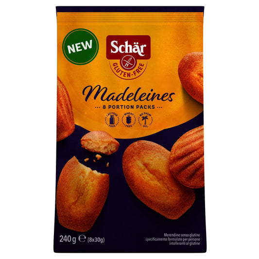 Madeleines Sans Gluten SCHAR le sachet de 8 - 240g