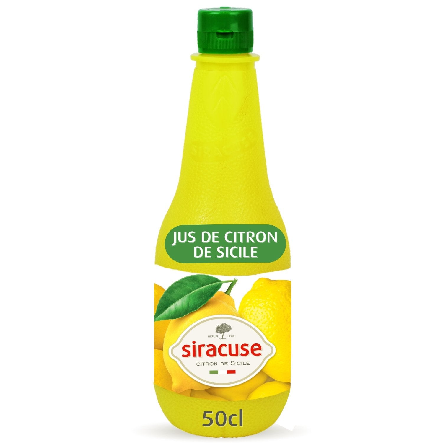 Jus de Citron Jaune SIRACUSE la bouteille de 50 cl