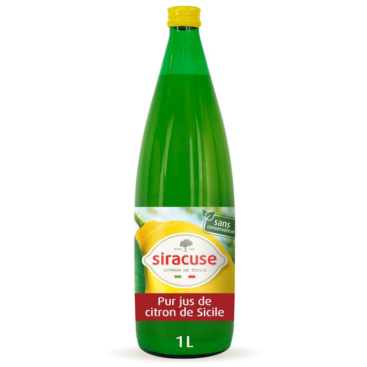 Pur Jus de Citron de Sicile SIRACUSE PRESTO la bouteille de 1L
