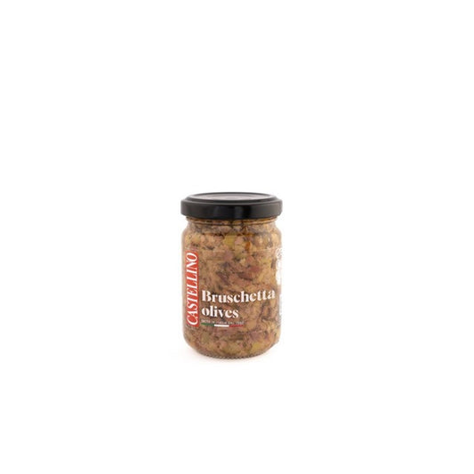 Sauce Bruschetta aux Olives Vertes et Noires CASTELLINO