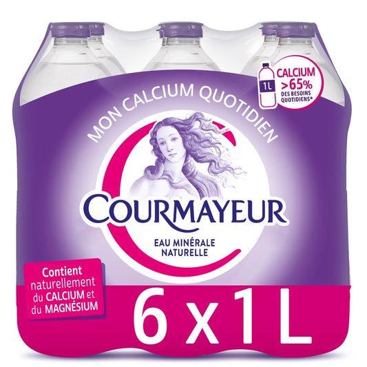 Eau Minérale Naturelle Plate COURMAYEUR