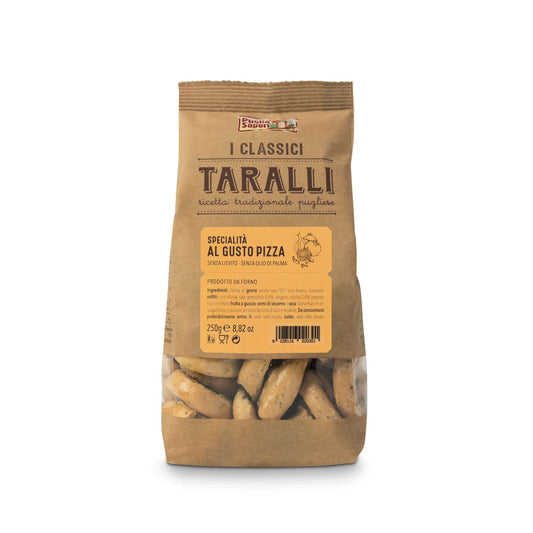 Biscuits Apéritifs Taralli à la Pizza PUGLIA SAPORI le paquet de 250g