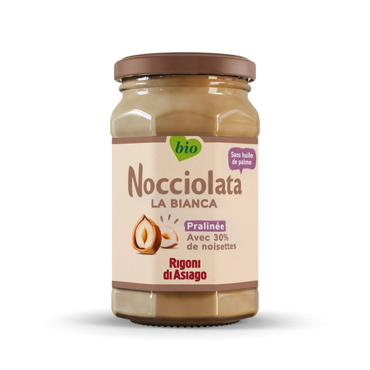 Pâte à Tartiner Nocciolata Bianca Noisettes Bio RIGONI DI ASIAGO le pot de 250g