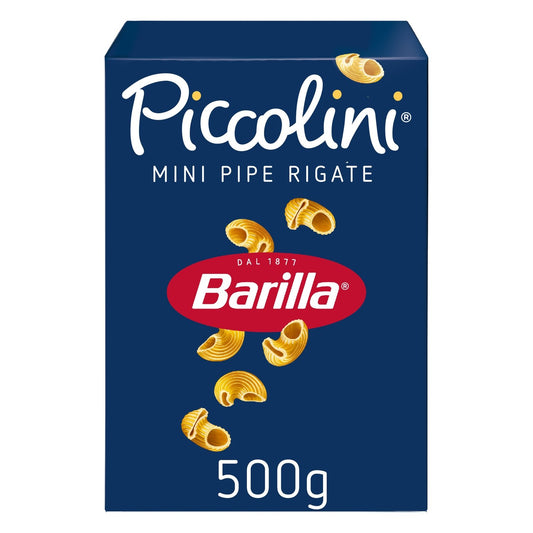Pâtes Mini Pipe Rigate Piccolini BARILLA la boîte de 500g