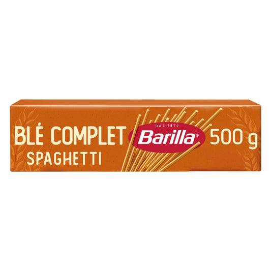 Pâtes Spaghetti Blé Complet Integrale BARILLA la boîte de 500g
