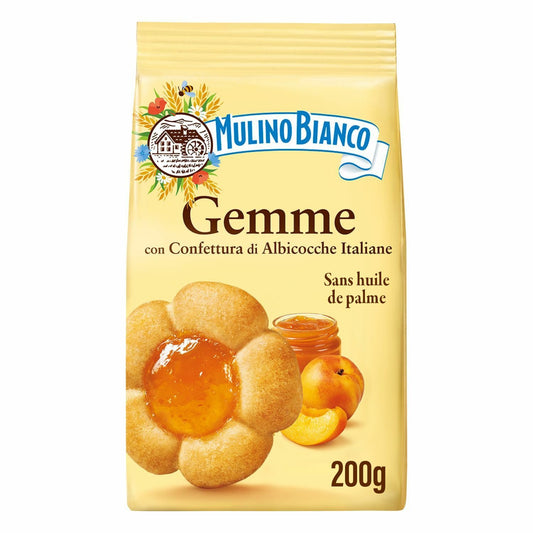 Biscuits Gemme à l'Abricot MULINO BIANCO le paquet de 200g