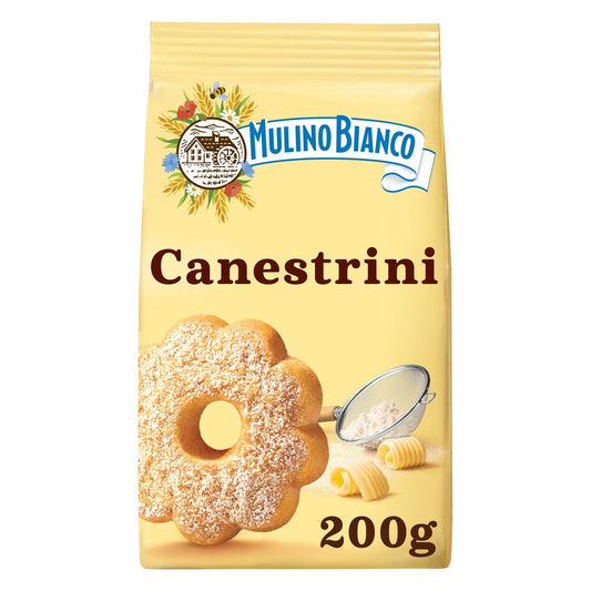 Biscuits Sablés Canestrini au Sucre Glace MULINO BIANCO le paquet de 200g