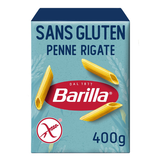 Pâtes Penne Rigate Sans Gluten BARILLA la boîte de 400g